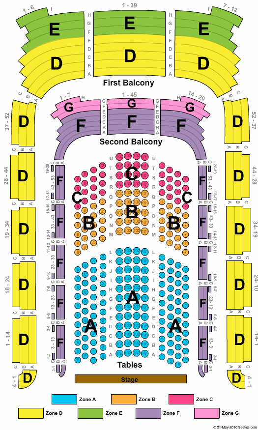 Boston Symphony Hall Boston Symphony Zone Seating Chart